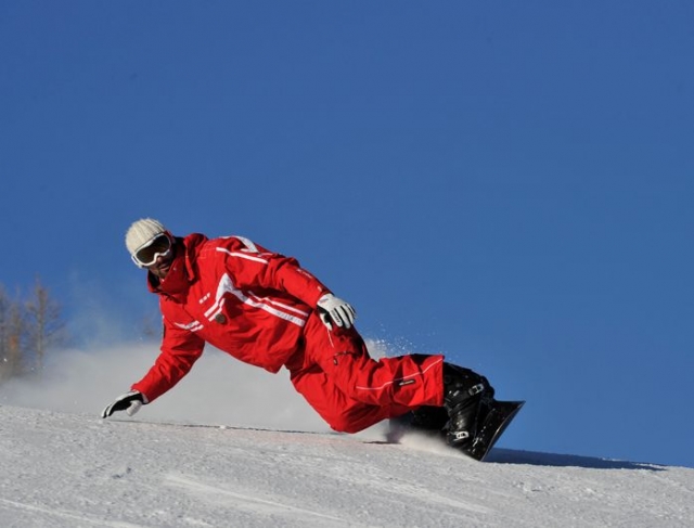 Snowboard avec ESF